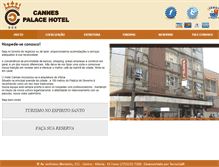 Tablet Screenshot of hotelcannes.com.br