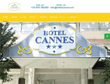 Tablet Screenshot of hotelcannes.net